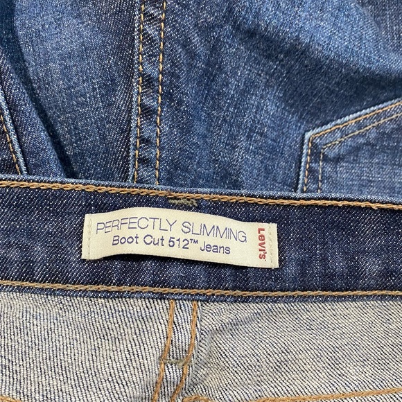 Levis 512 ||  Boot cut Woman’s jeans perfectly slimming and stretch size 16 - Picture 6 of 9